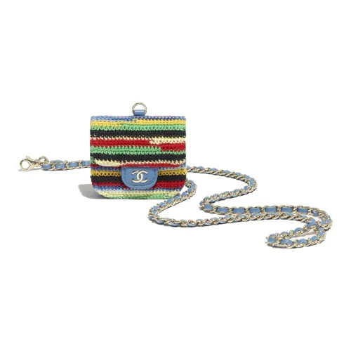 CHANEL Вышивка и Металл Чехол для наушников Унисекс Многоцветный