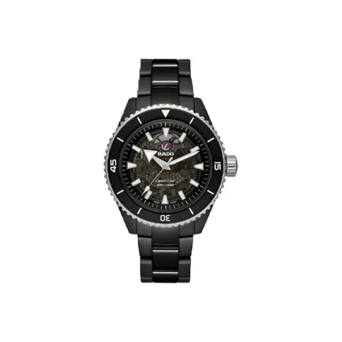 RADO Автоматический Механический Механизм Мужские Часы Heritage Collection 43мм*43мм*14,6мм Черные