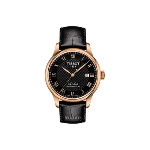 TISSOT Автоматический Механический Часы Мужские из Коллекции Le Locle, 39,3 мм, Черный