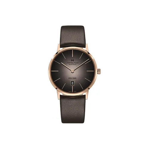 HAMILTON United States Classic Collection Автоматический Механический Механизм Мужские Часы Часы 42 мм Черный Циферблат