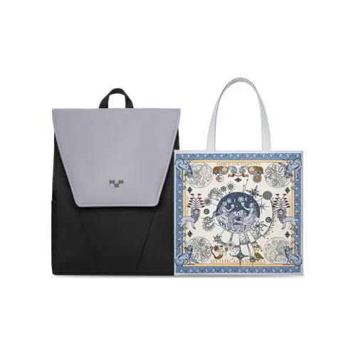 MAH Полиэстер Рюкзак Стандартный Унисекс Черный Серый Красный Синий