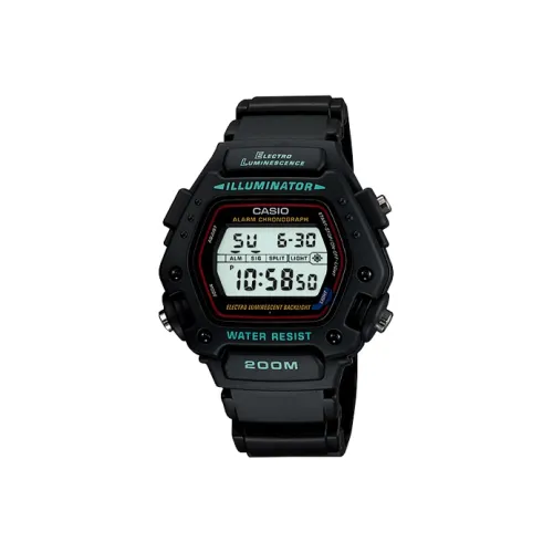 CASIO G Squad Series Standard Series Кварцевый механизм Смольный ремешок Часы Мужские Черный циферблат
