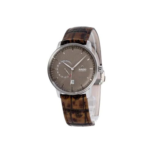 RADO Автоматический механический механизм Мужские часы 41 мм Кофе