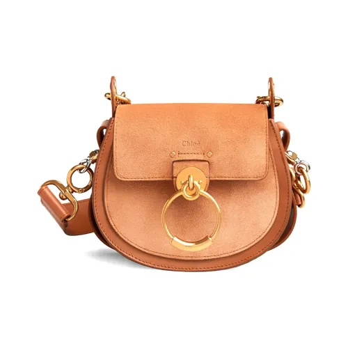 Chloe Chloé сумки Коровья кожа Сумка через плечо Женская Коричневый