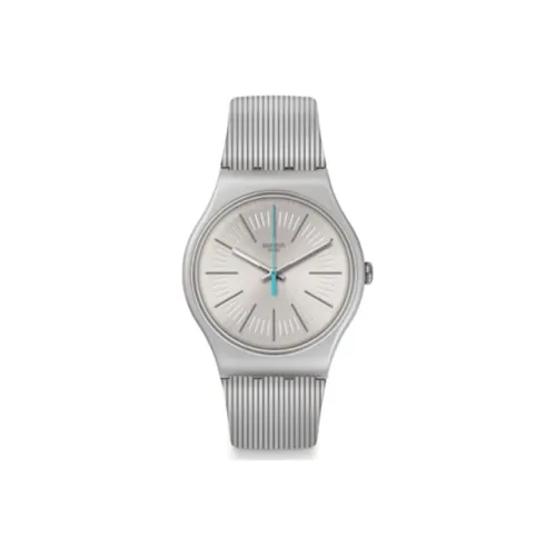 Swatch Quartz Movement Унисекс Часы 41 мм Серые