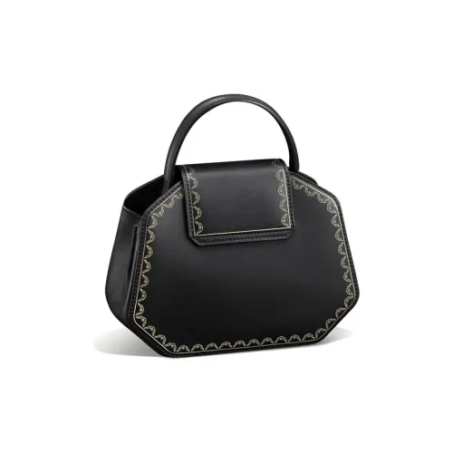 Cartier Guirlande Телячья кожа Сумка Сумка через плечо Сумка через плечо Мини Женская Черная