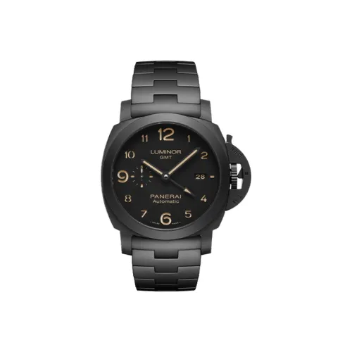 PANERAI Механический механизм Унисекс Часы Luminor LUMINO Collection 44мм*44мм Черные