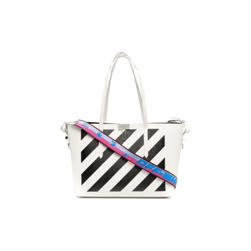 Off Белый Diag Кожа Сумка Унисекс Белый