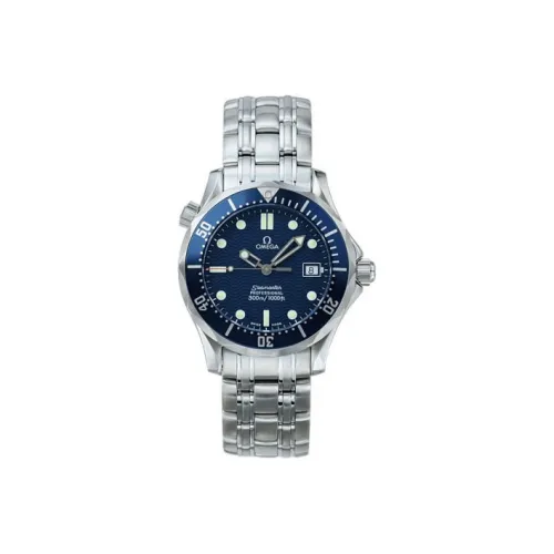 OMEGA Quartz Механизм Мужские часы 36,25 мм Синий