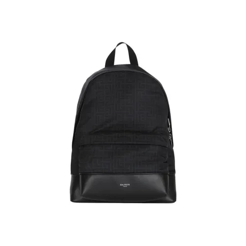 BALMAIN Рюкзак из коровьей кожи мужской черный