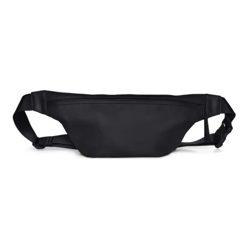 Rains ПУ (полиуретан) Повседневная Сумка через плечо поясная сумка сумка на плечо Унисекс Черная