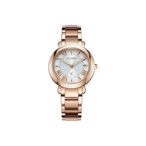 CITIZEN C Collection Светильник Кварцевый механизм Нержавеющая сталь Ремешок Часы Женские Белый циферблат EO1202 57A