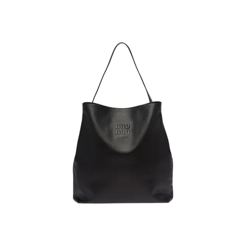 MIU MIU Кожа Плечевая сумка Сумка Обычная Женская Черная