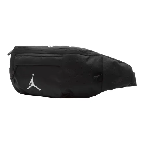 Джордан Полиэстер Сумка через плечо Бананка Обычный Унисекс Черный