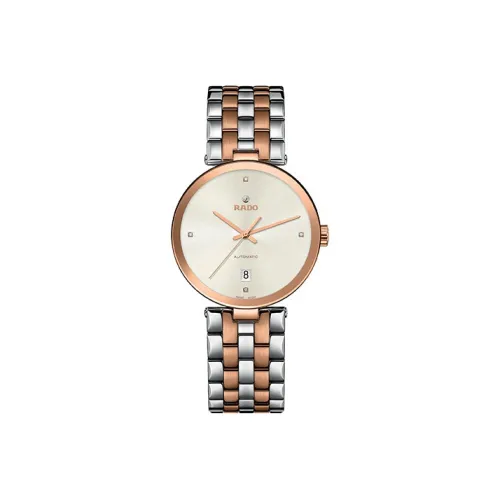 RADO Автоматический Механический Механизм Мужские Часы Florence Collection 38 мм Серебряные