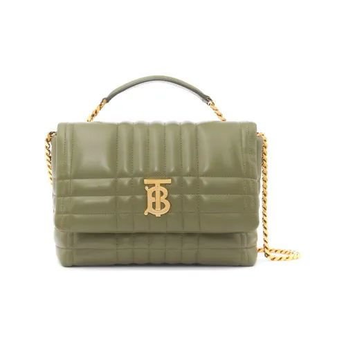 Burberry Lola Сумка из овечьей кожи Сумка через плечо Сумка на плечо Женская Темно-зеленая