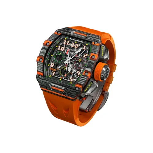 RICHARD MILLE Механический механизм Мужские часы 49,94мм*44,5мм Черный