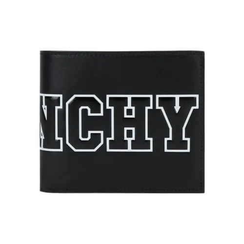 GIVENCHY Матовый гладкий кошелек из коровьей кожи держатель для карт кошелек мужской черный