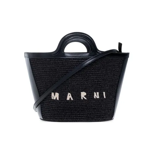 MARNI Сумка через плечо из коровьей кожи сумка обычного размера женская черная