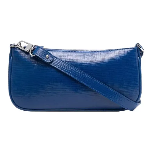 By Far Rachel Сумка из коровьей кожи сумка через плечо багетная сумка сумка женская темно-синий