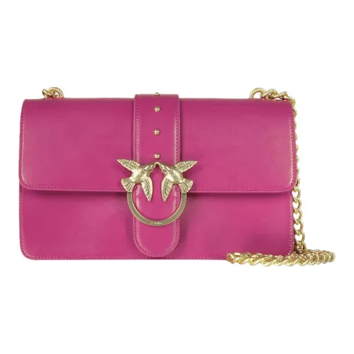 PINKO Кожа Swallow Сумка Сумка через плечо Средняя Женская Фуксия