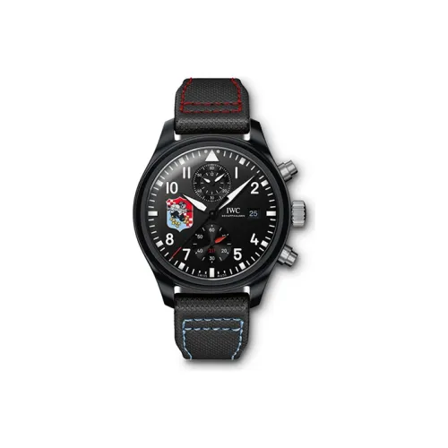 IWC Автоматический Механический Часы Мужской Pilot Collection 44,5 мм Черные