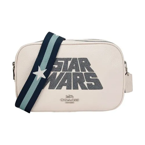 COACH Star Wars Xingji BATTLE Коллаборация Jes Кожа Сумка через плечо Средняя Женская Белая