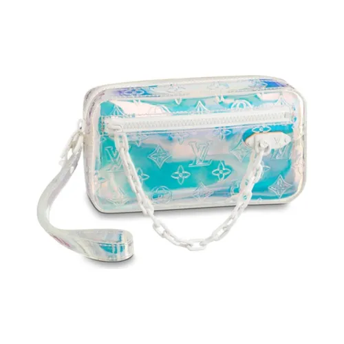 LOUIS VUITTON PVC клатч мужской синий