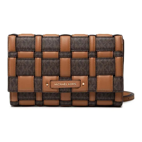 MICHAEL KORS Ivy Leather Shoulder Bag Regular Women's Brown