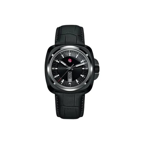 RADO Механический механизм Мужские часы Glam Slam Collection 46мм*46мм Черные