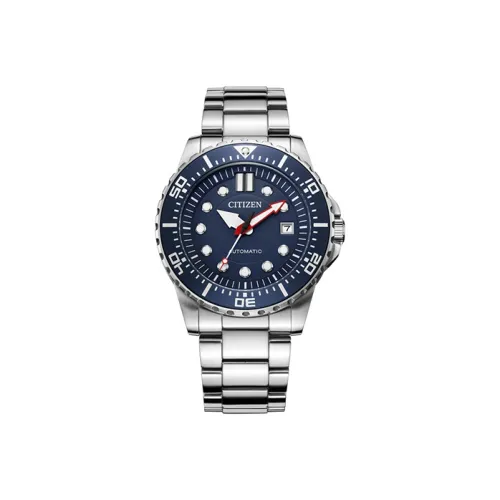 CITIZEN Механический механизм Мужские часы 44mm*44mm*13mm Синий