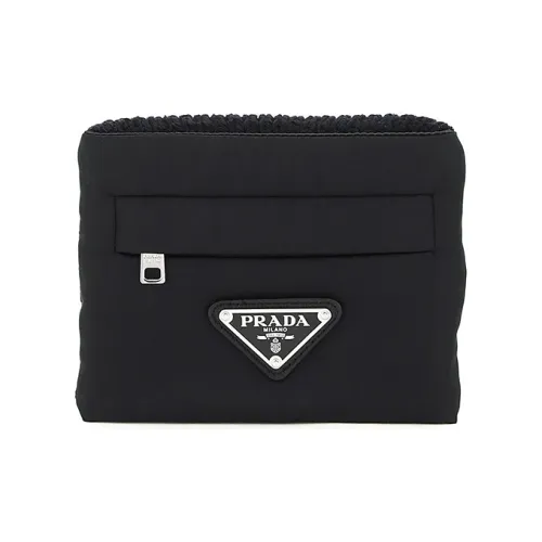 PRADA Шерсть Монета Кошелек Унисекс Черный
