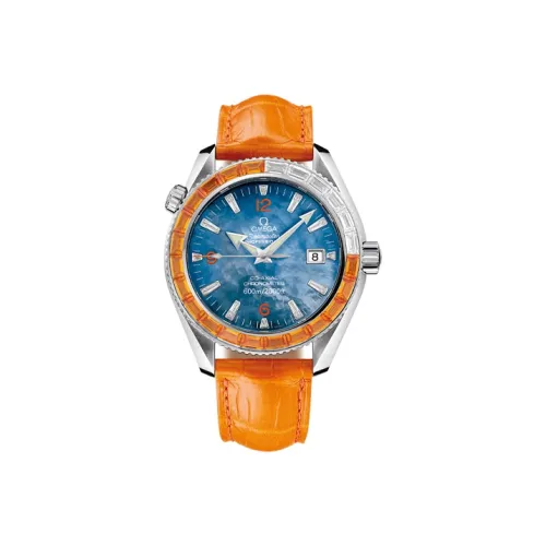 OMEGA Автоматический Механический Часы Мужские Seahorse Series Ocean Universe 40 мм Синий