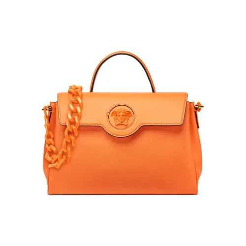 FANSIZHE VERSACE Кожа Сумка Большая Женская Оранжевая