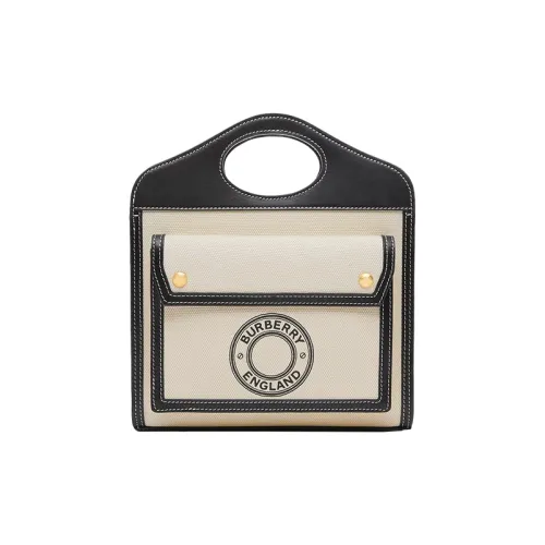 Burberry Хлопок с коровьей кожей Карманная сумка Тоут сумка Сумка для покупок Сумка через плечо Сумка обычная