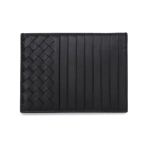 Bottega Veneta Sheepskin Coin Wallet Card Holder Unisex Black Bottega Veneta Кошелек из овчины с монетами держатель для карт унисекс черный