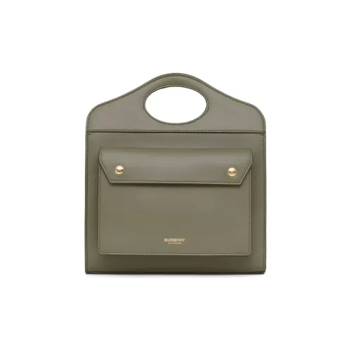 Burberry Карманная сумка из коровьей кожи сумка через плечо мини-сумка женская яшмовый цвет