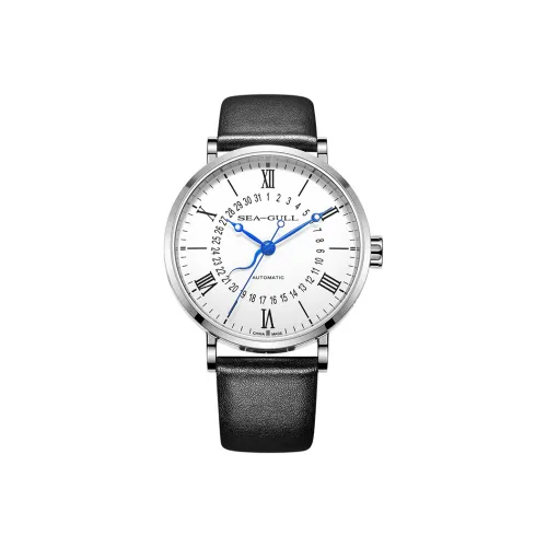 Sea Gull Автоматический Механический Механизм Мужские National Часы 41 мм Белый