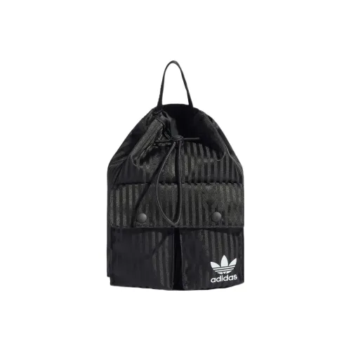 Adidas Originals Polyester Bucket Bag Backpack Regular Unisex Black Adidas Originals Полиэстер Ведрообразный Рюкзак Стандартный Унисекс Черный