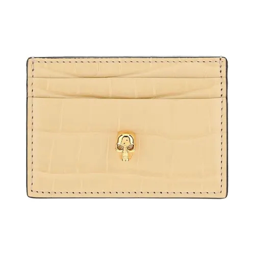 Alexander McQueen Кожа Держатель для карт Женские Светлый Умбра