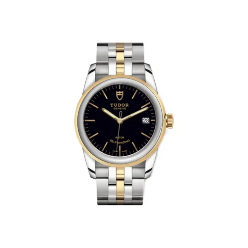 TUDOR Jun Jue Series Механический механизм Мужские часы Часы 36 мм Черный циферблат Корпус из нержавеющей стали Ремешок из нержавеющей стали