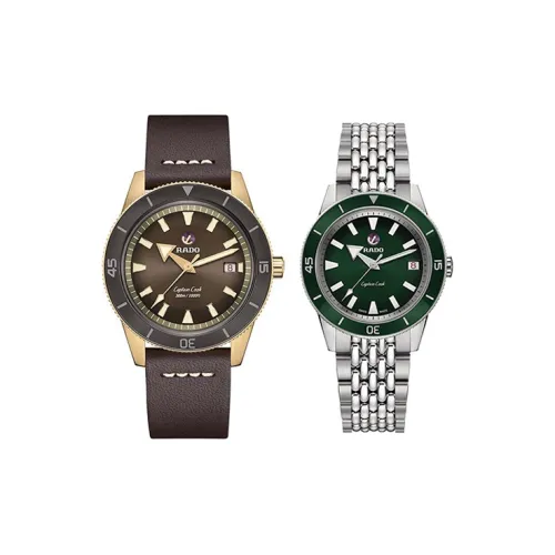 RADO Captain Cook Collection Автоматический Механический Механизм Часы Унисекс 42 мм Кофейный Циферблат