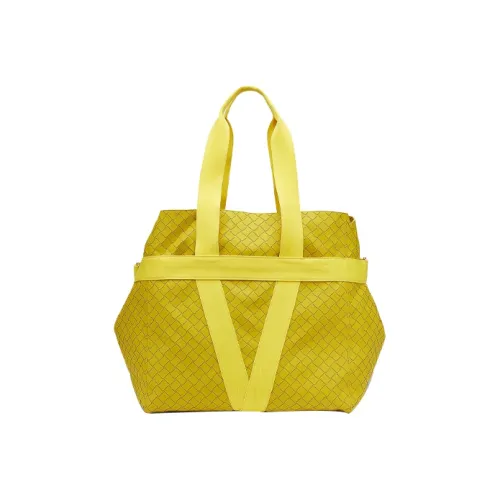 Bottega Veneta Хлопок Одно Плечо Сумка Мужская Ярко-Желтая