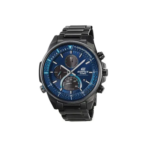 CASIO Edifice Collection Кварцевый механизм нержавеющая сталь ремешок мужские часы синий циферблат