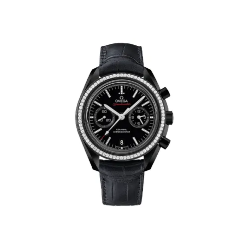 OMEGA Автоматический Механический Часы Мужские Super Tyrant Series Professional Moon Watch 44,5 мм Черные