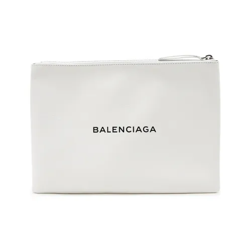 Balenciaga Клатч из коровьей кожи стандартный мужской белый