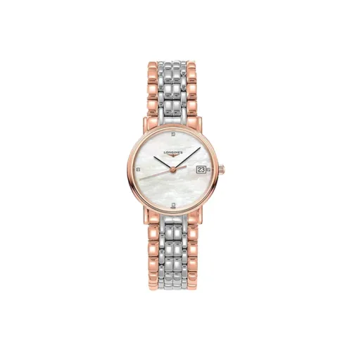 Longines Quartz Movement Женские Часы Magnificent Collection 30MM Белые