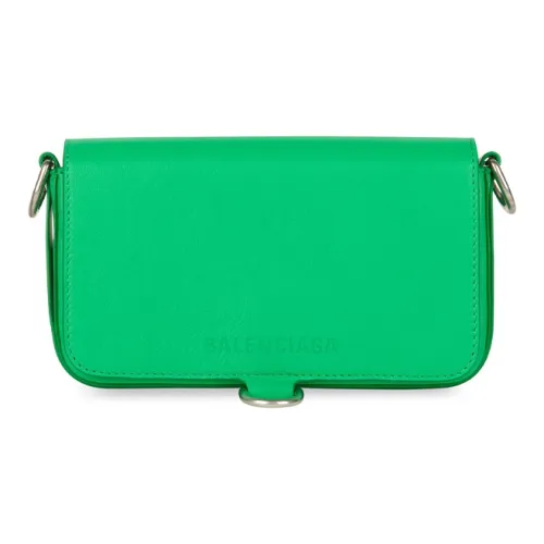 Balenciaga Сумка через плечо из коровьей кожи женская ярко-зеленая