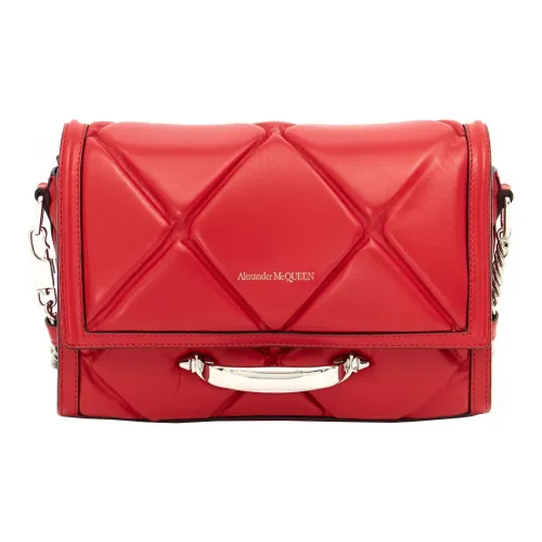 Alexander McQueen Organic Металл Сумка на плечо Женская Красная