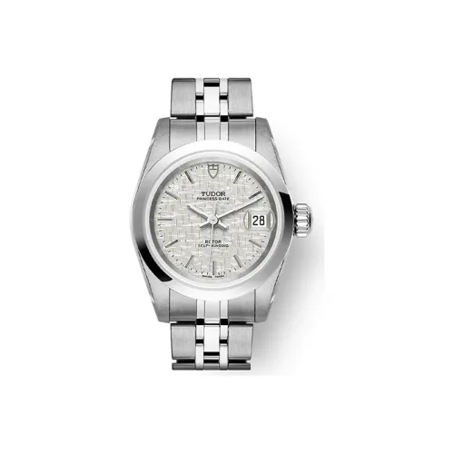 TUDOR Автоматический Механический Движение Женские Часы Prince and Princess Collection 25 мм Серебряные